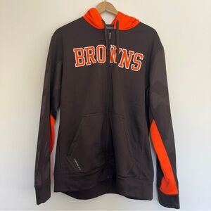 Nike Therma-Fit Zip up hoodie NFL Browns Size: M